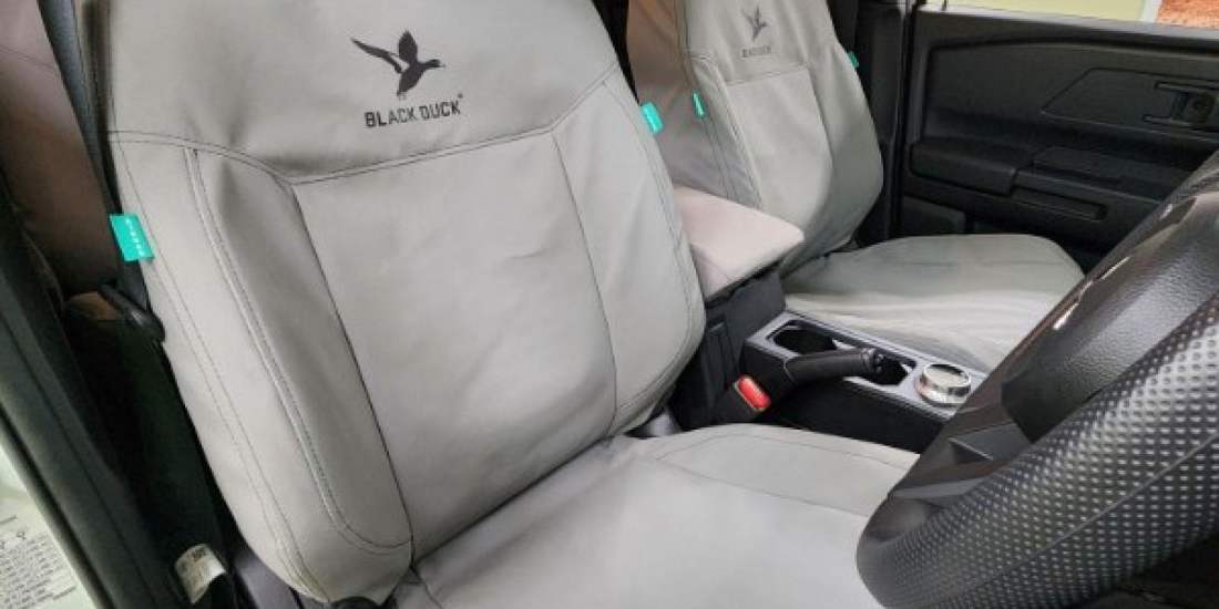 Mitsubishi Triton Seat Covers Black Duck® Seat Covers