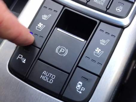 Heating and cooling buttons