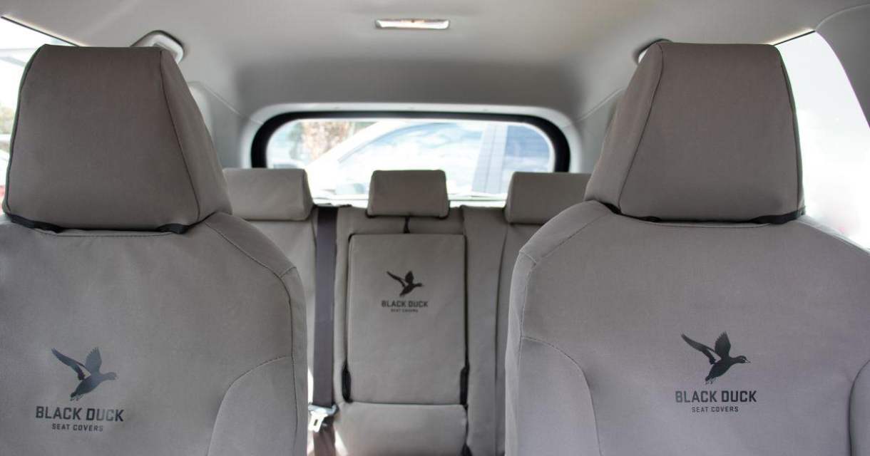 Canvas seat covers Black Duck