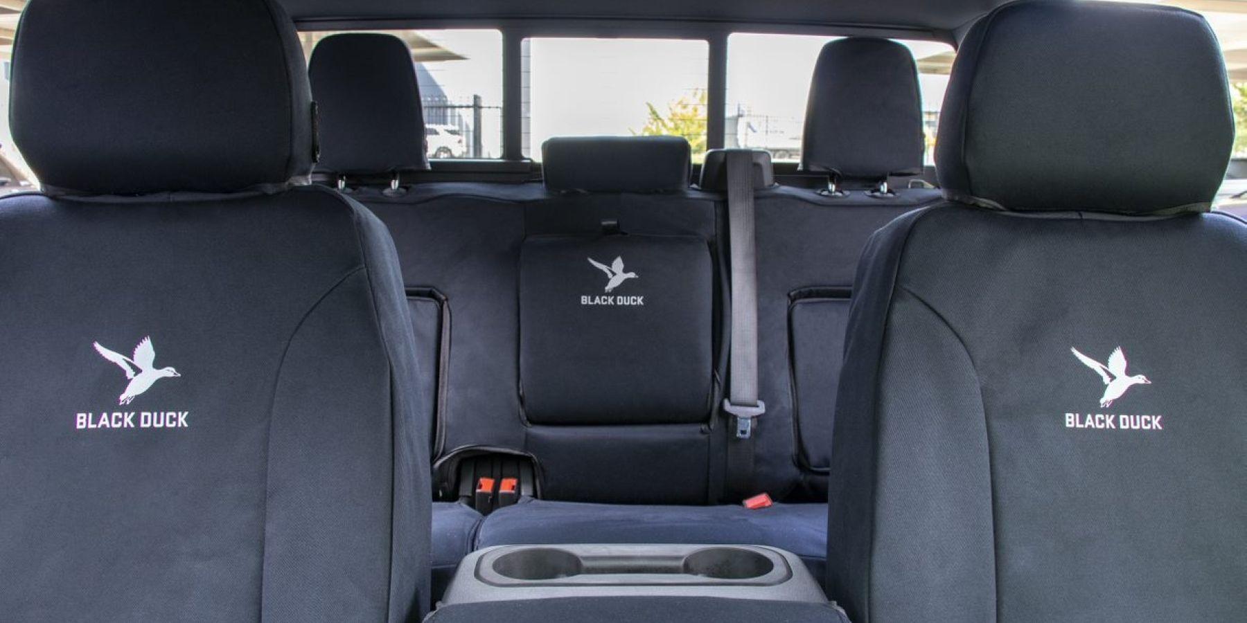 Toyota LandCruiser 78 Series seat covers canvas fitted front seats