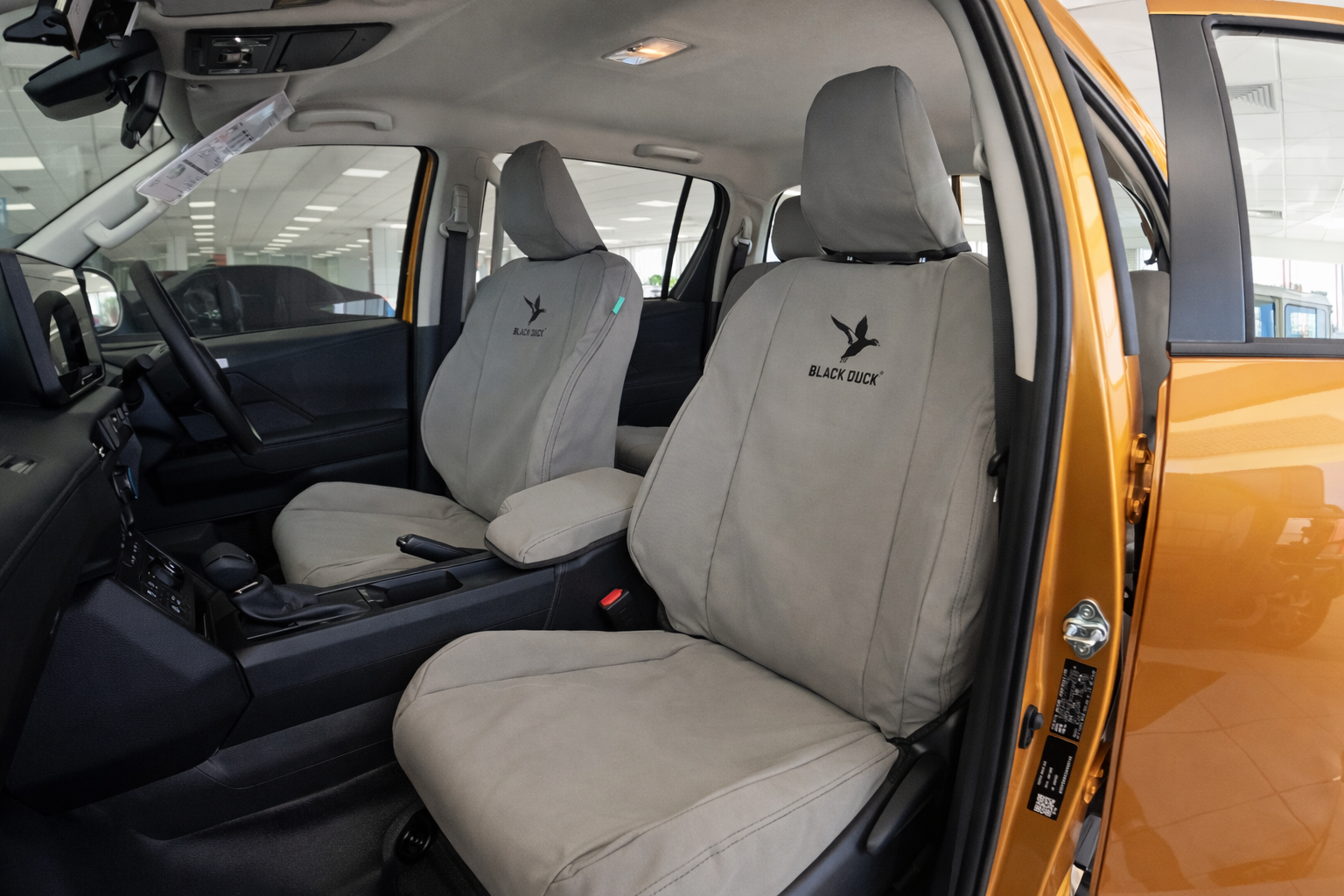 Toyota Hilux seat covers canvas fitted front seats