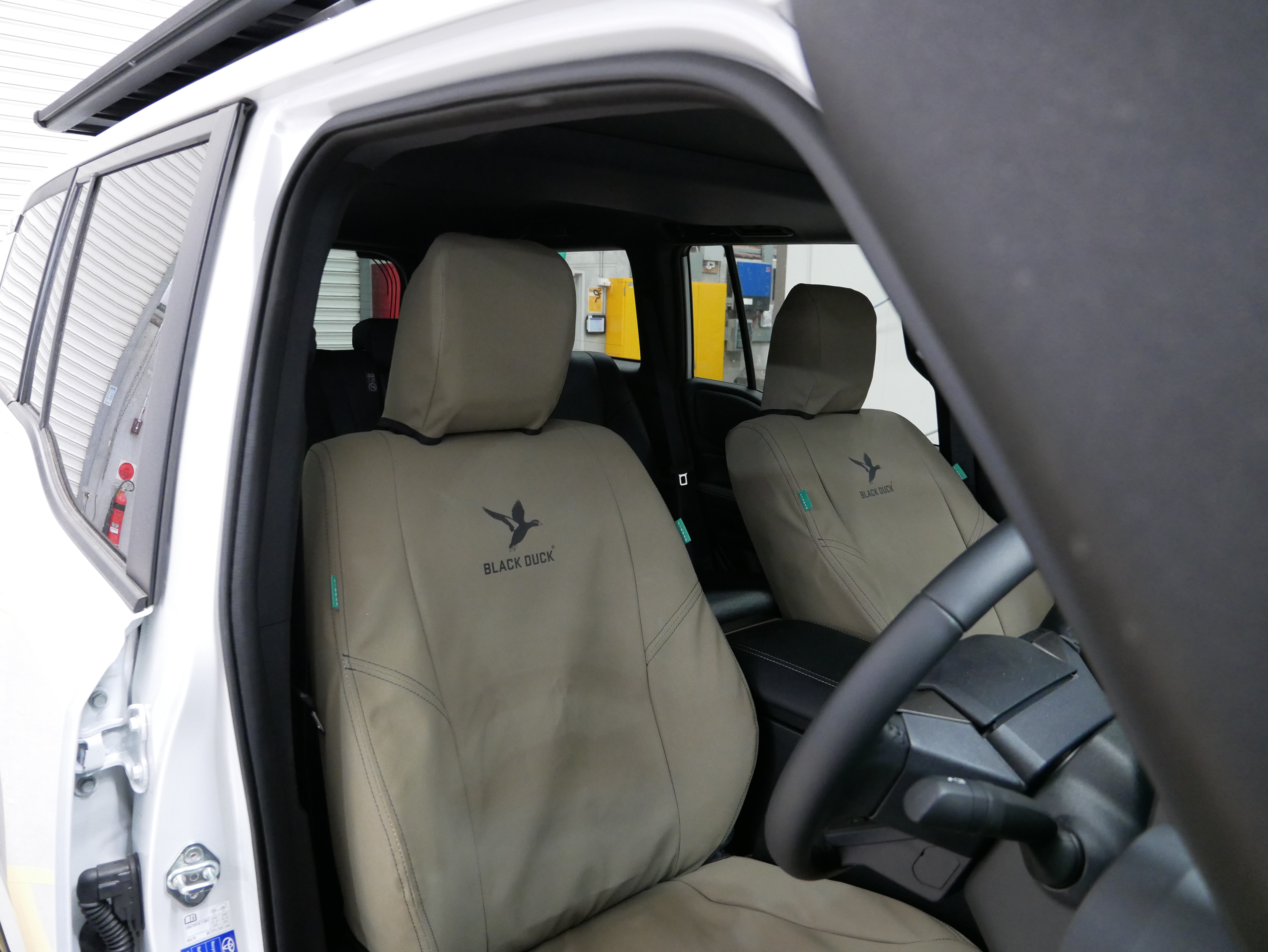 Toyota Prado 250 seat covers canvas fitted front seats