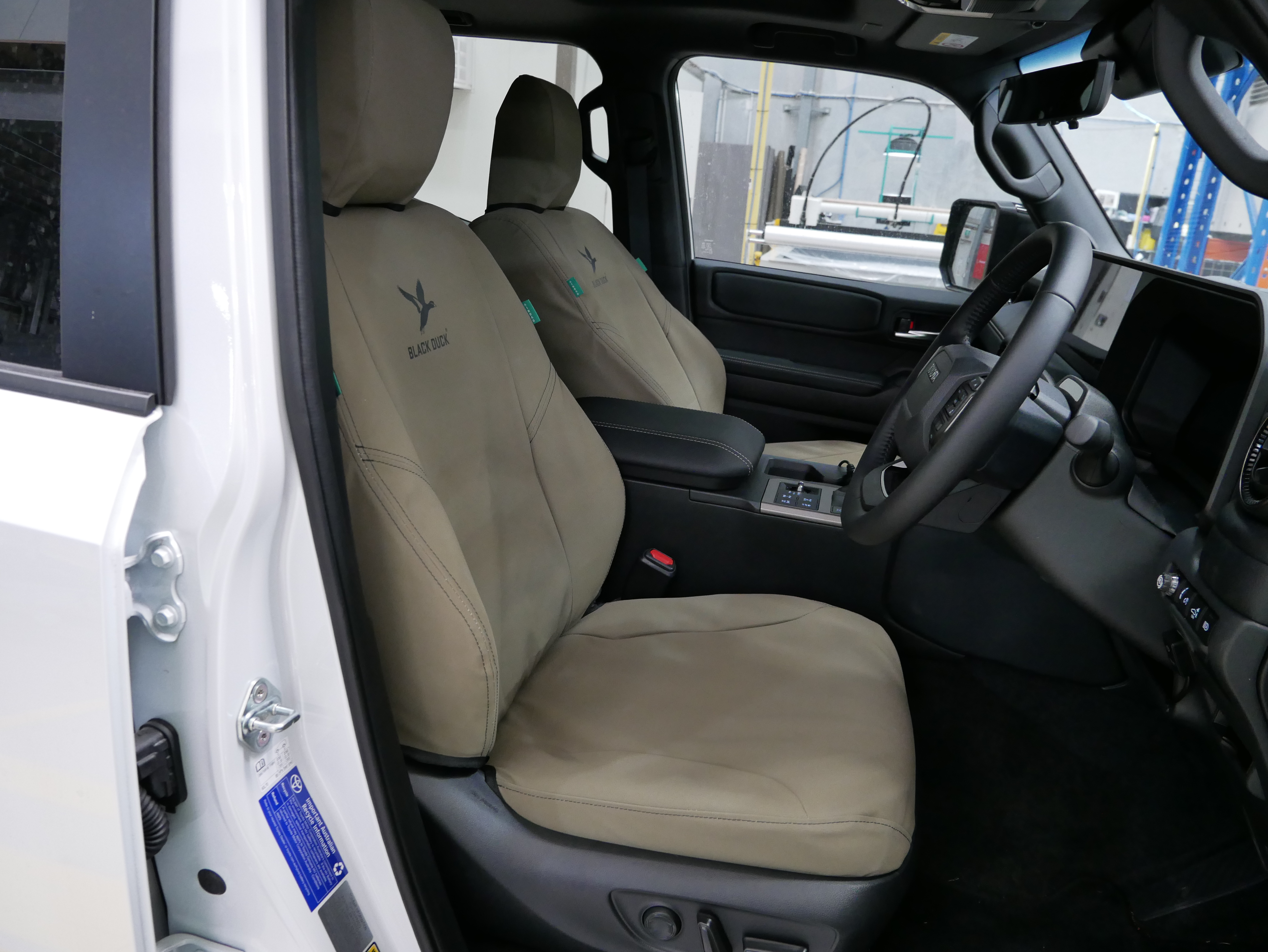 canvas seat covers fitted front interior