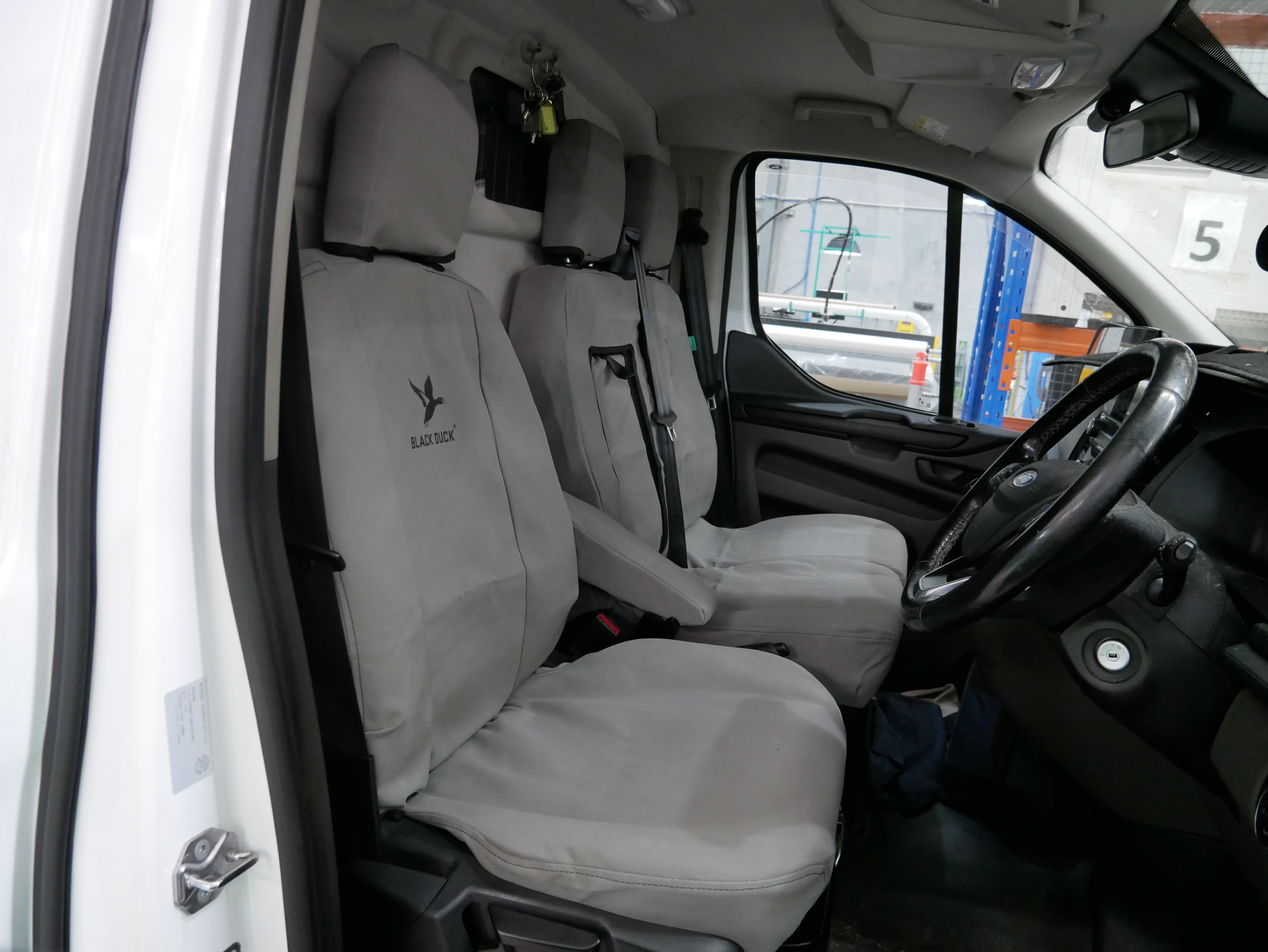 Ford Transit Custom seat covers interior canvas fitted