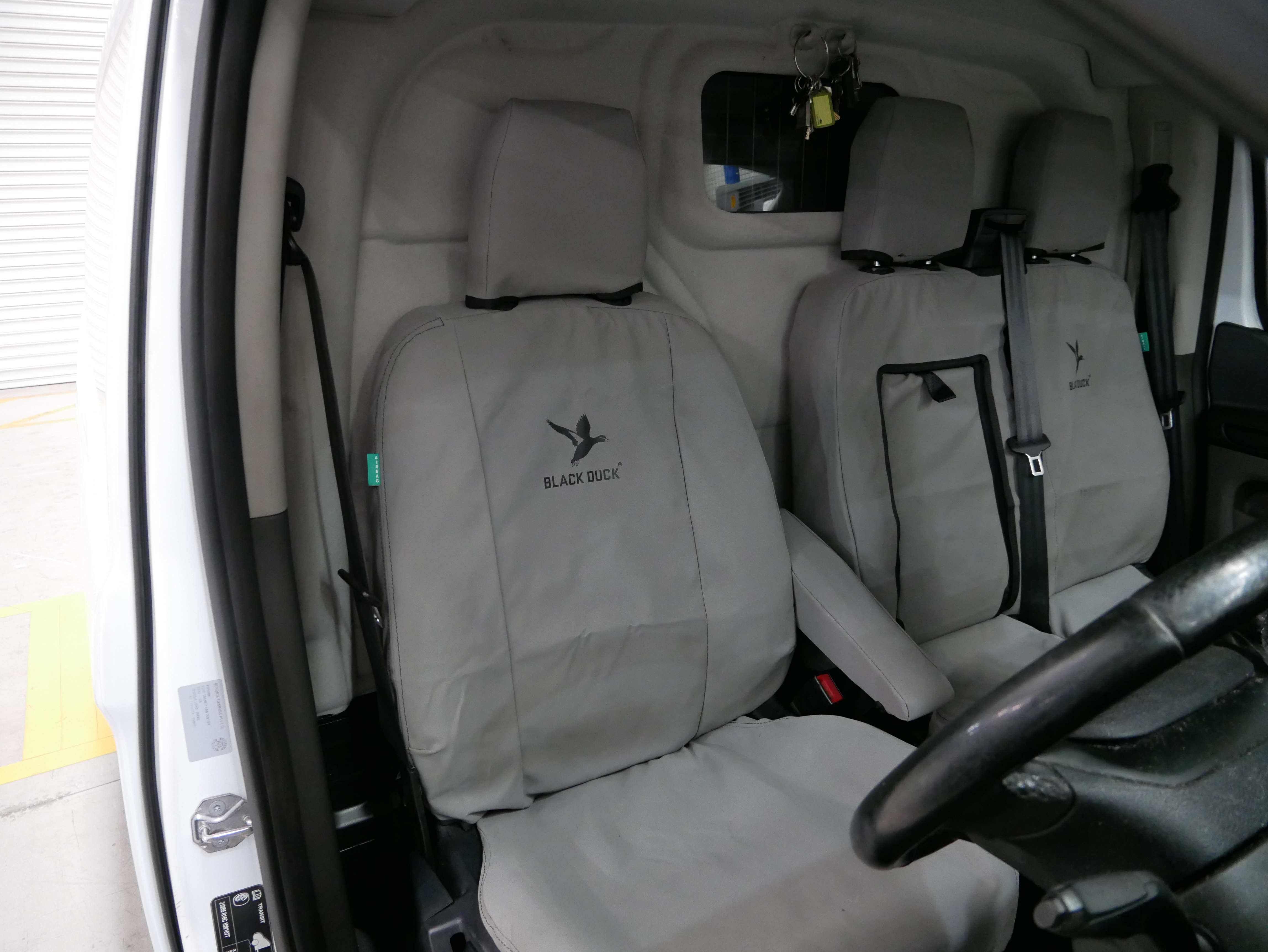 Ford Transit Custom seat covers canvas fitted front seats