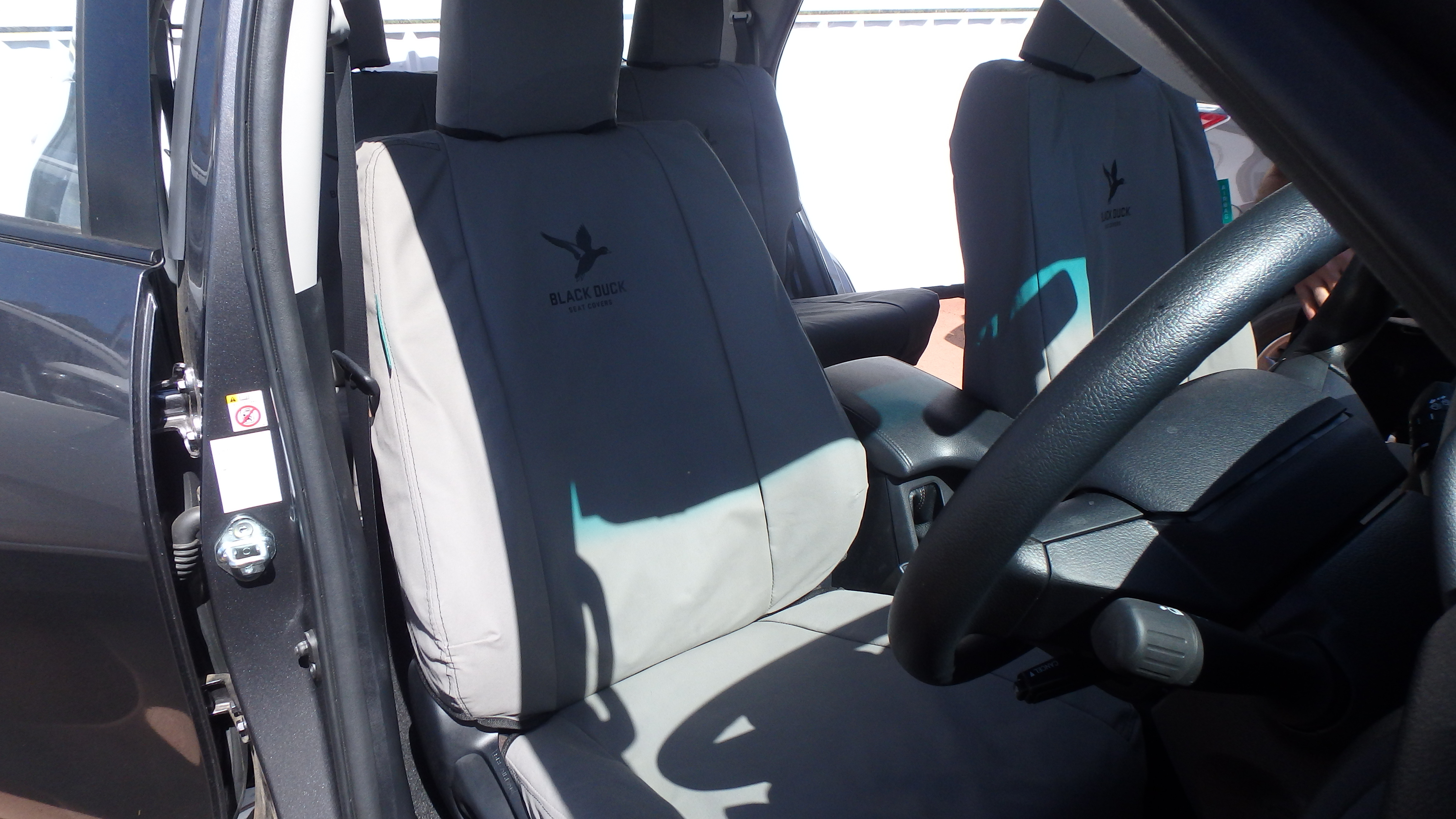 Toyota Fortuner seat covers canvas fitted front seats