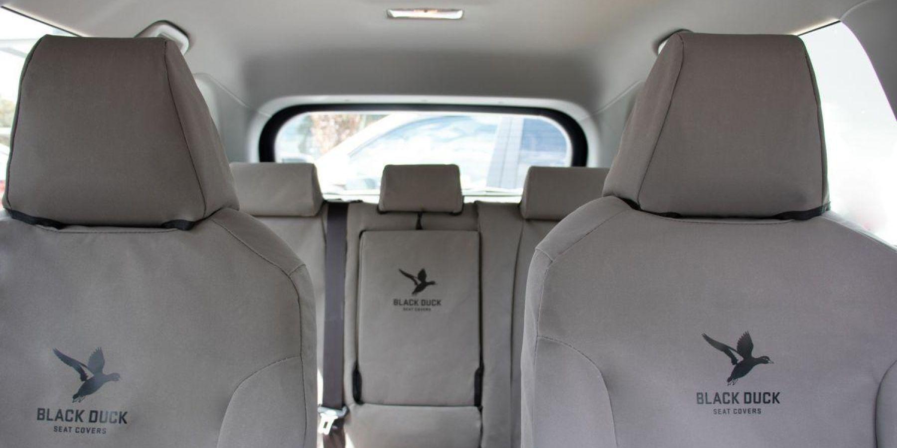 Toyota Prado 250 seat covers canvas fitted front and rear seats